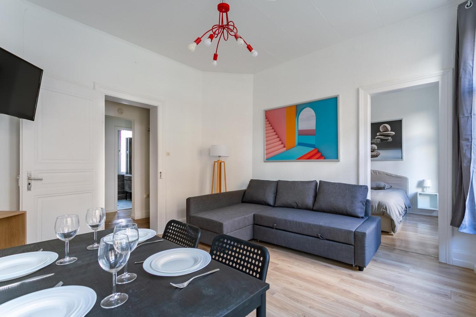 Confortable A 10 Min Du Marche De Noel Appartement *